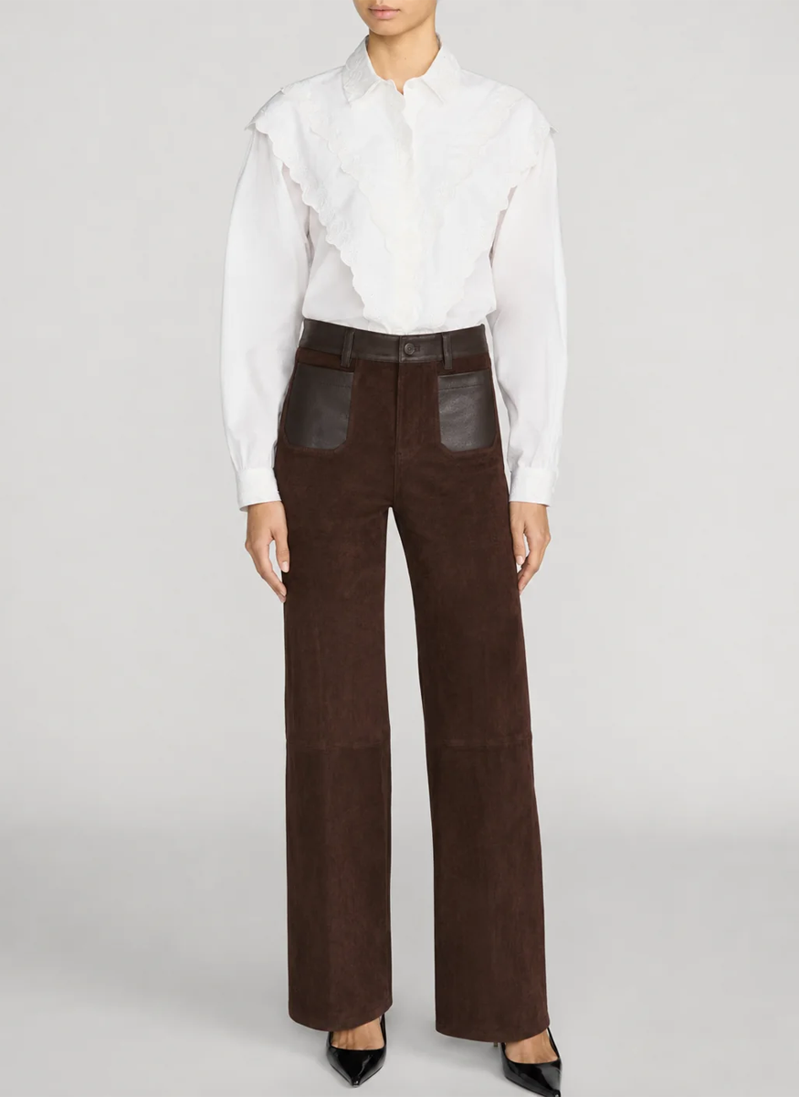 The Poplin Equestrian Shirt - FRAME