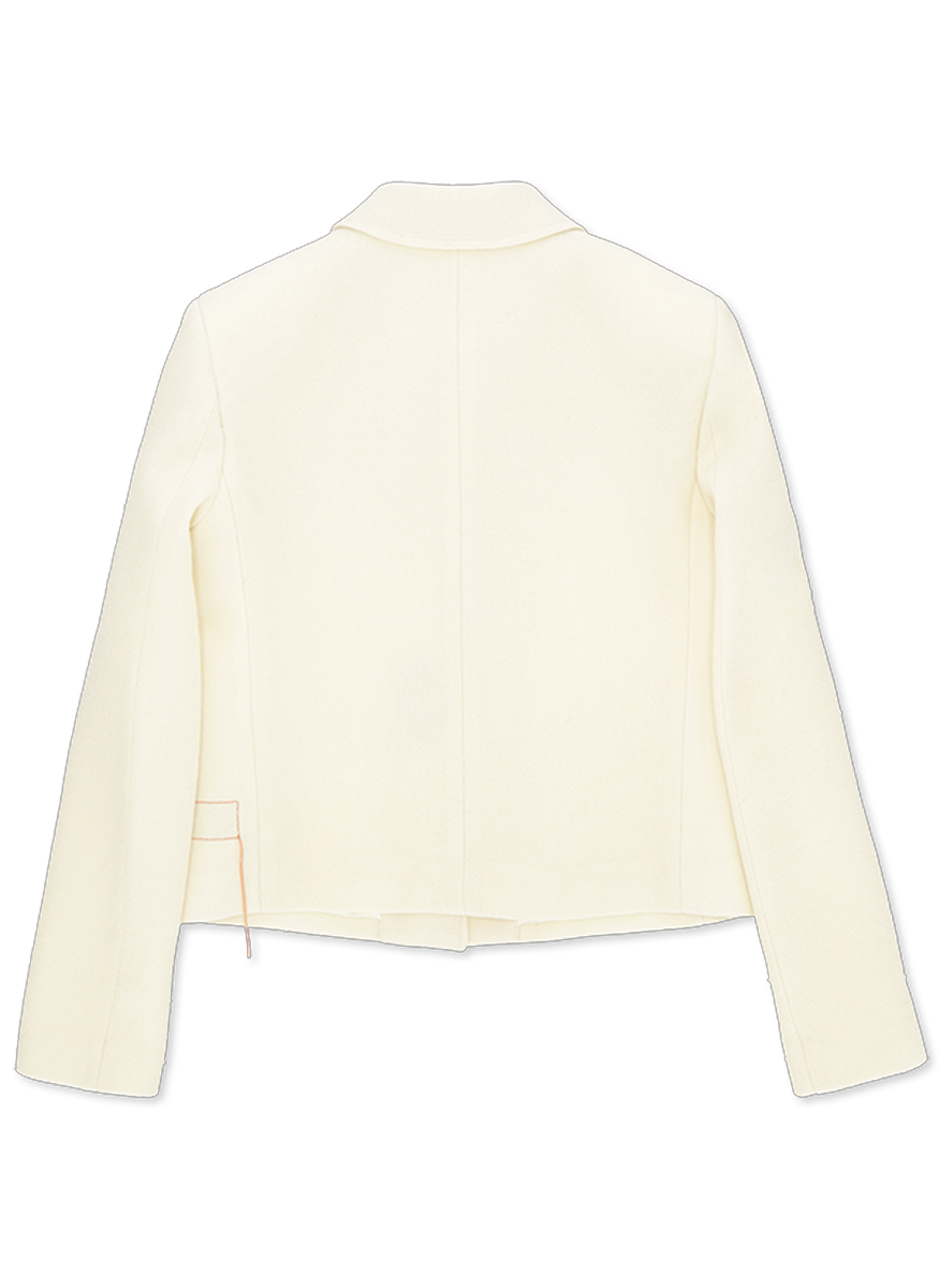 Brushed Wool Jacket - Fortela