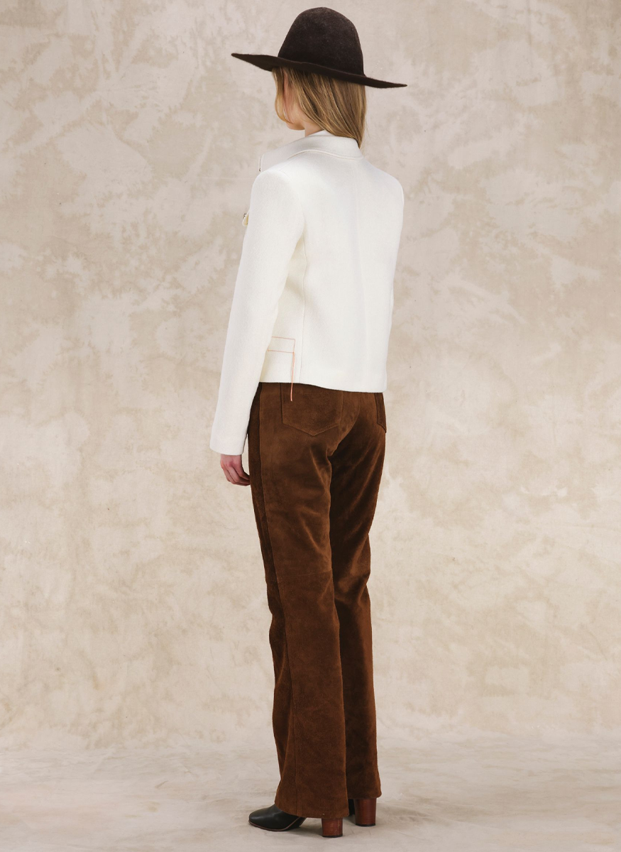 Brushed Wool Jacket - Fortela