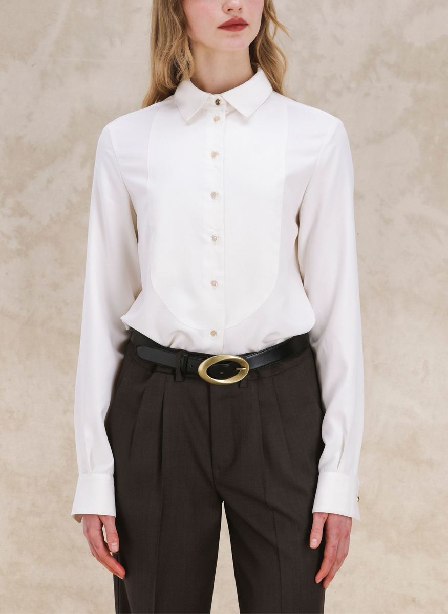 Silk Smoking Shirt - Fortela