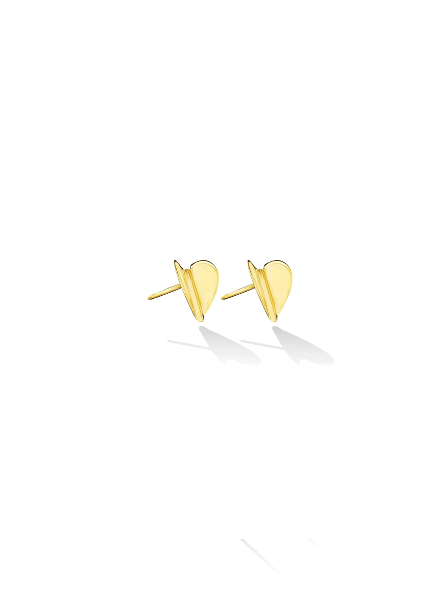 “Wings Of Love” Folded Studs, Medium