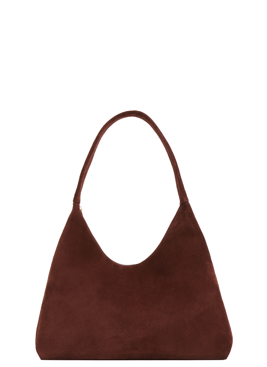 Candy Suede Hobo in Chocolate