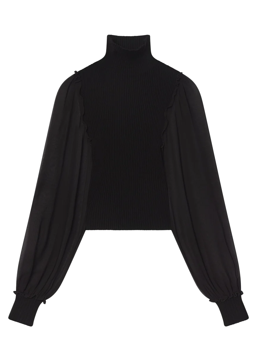 The Sheer Sleeve Top