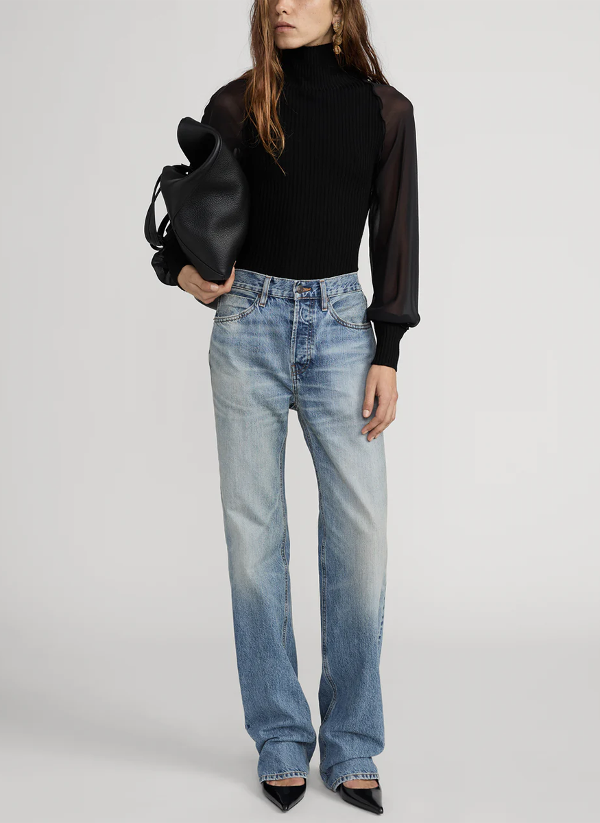 The Sheer Sleeve Top