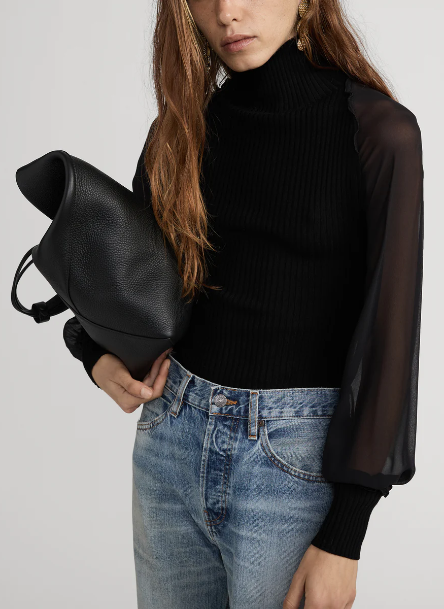 The Sheer Sleeve Top - FRAME