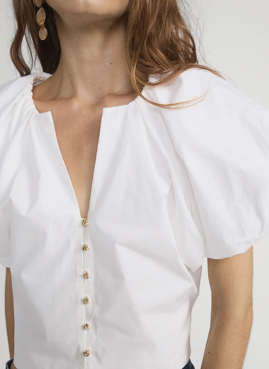 The Dramatic Sleeve Blouse - FRAME