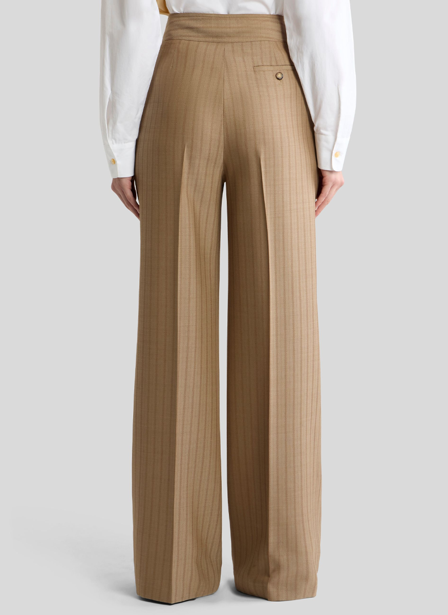 Stripe Pleated Trouser - ETRO