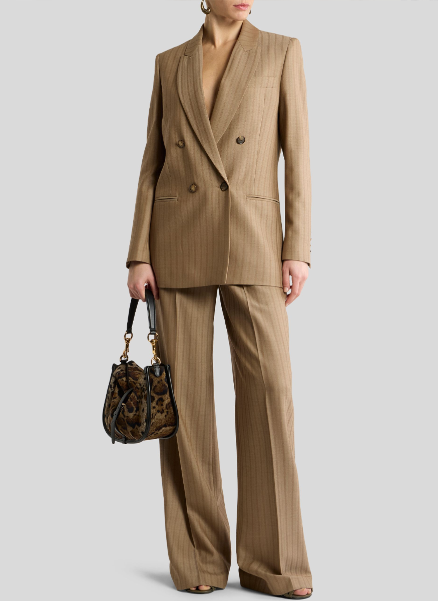 Stripe Pleated Trouser - ETRO