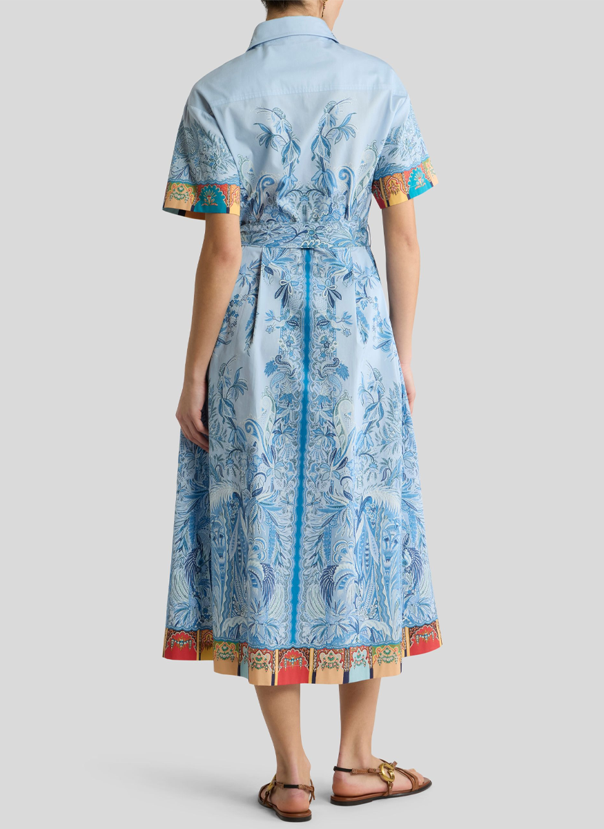 Cotton Paisley Midi Dress - ETRO