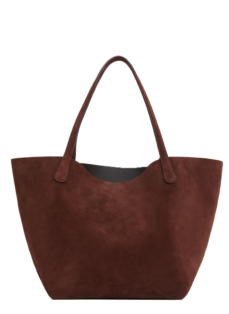 Everyday Soft Tote in Chocolate Suede