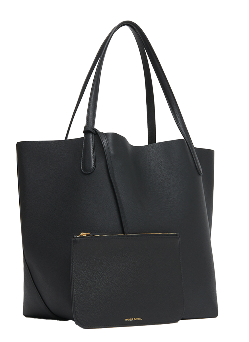 Everyday Soft Leather Tote in Black - Mansur Gavriel