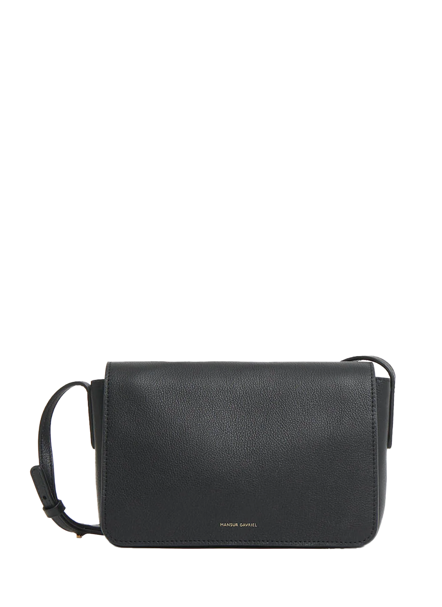 Clio Bag Crossbody in Black Leather