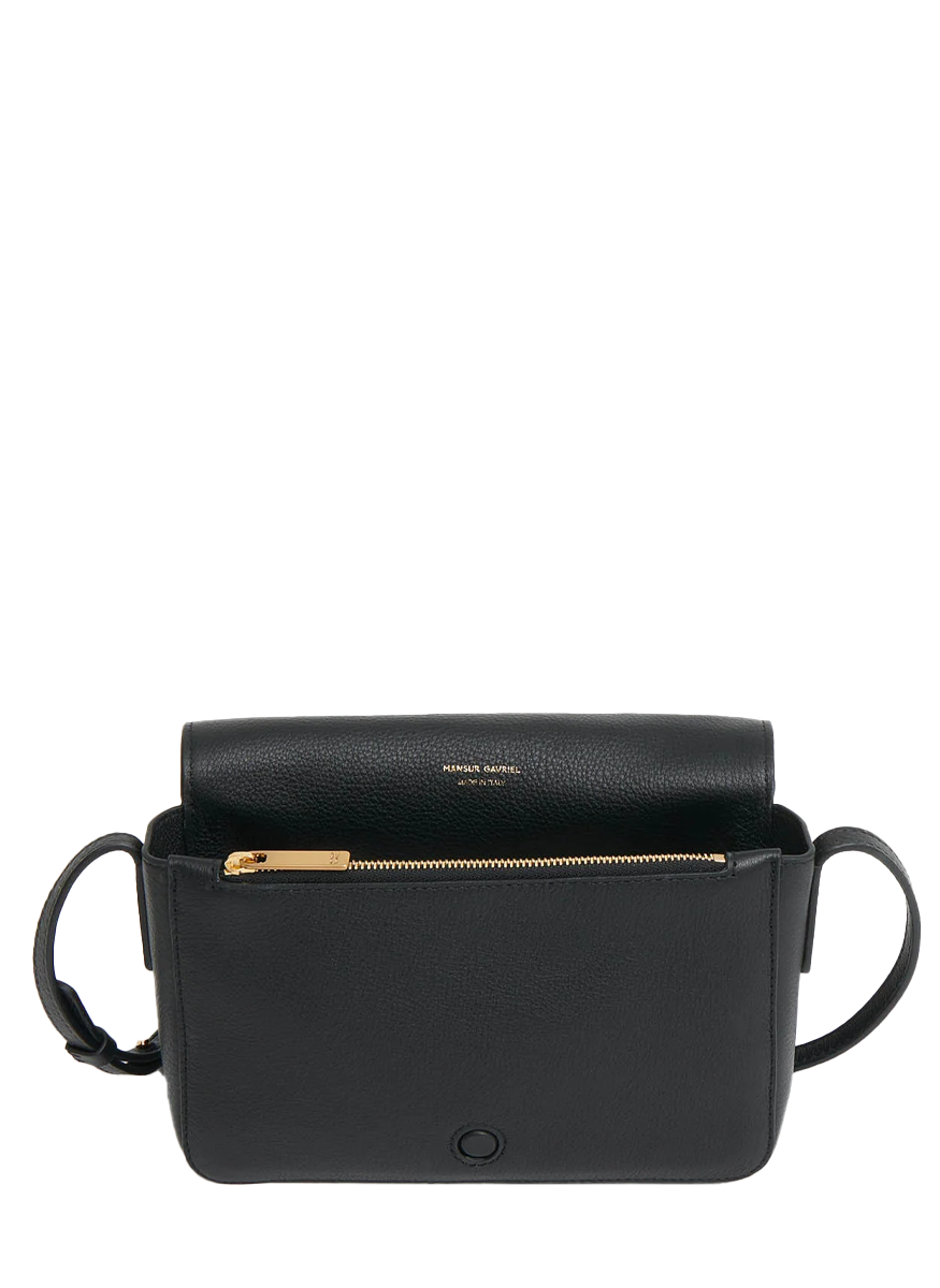 Clio Bag Crossbody in Black Leather