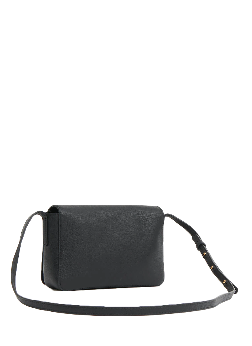 Clio Bag Crossbody in Black Leather - Mansur Gavriel
