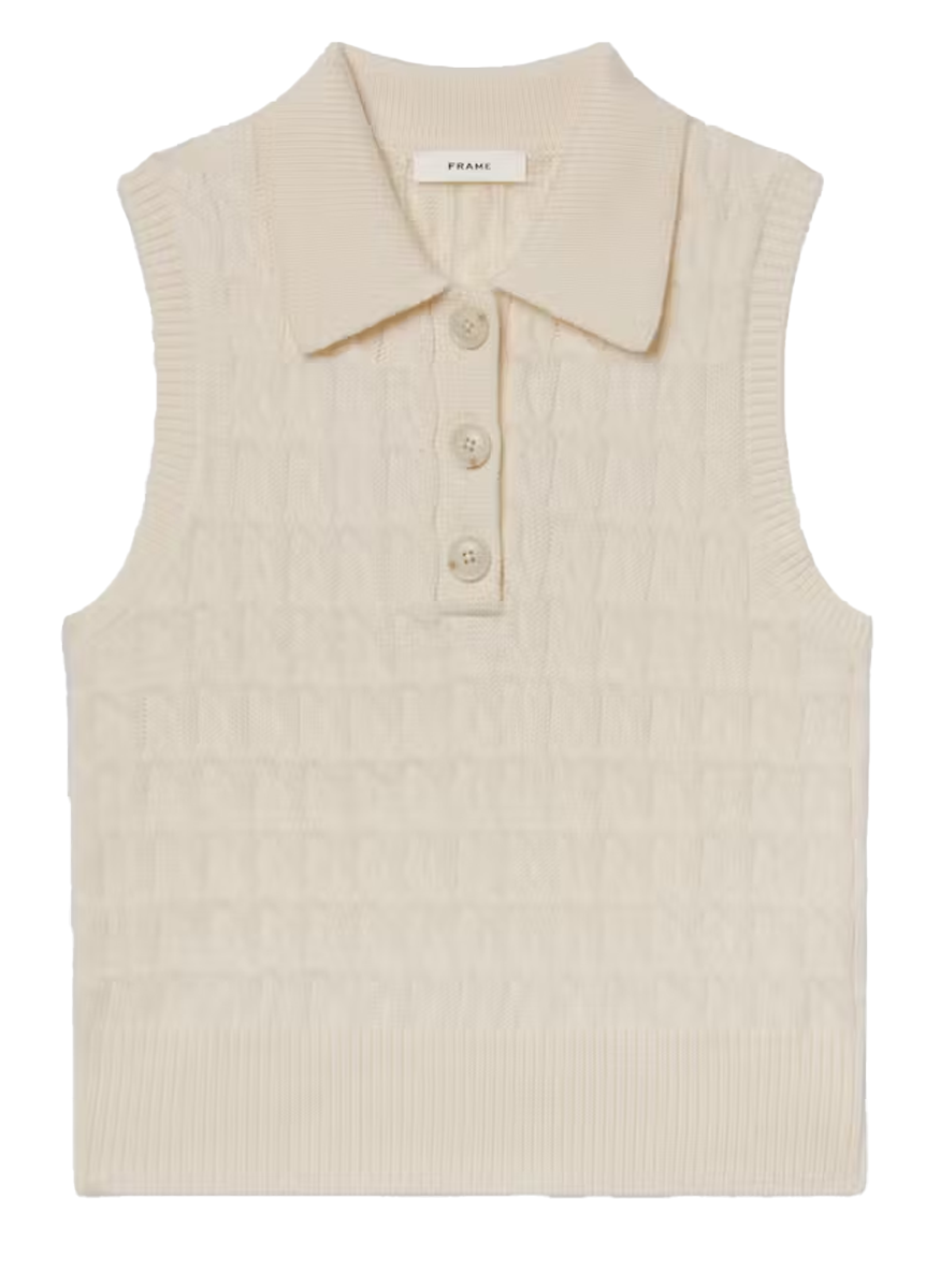 The Cable Polo Vest