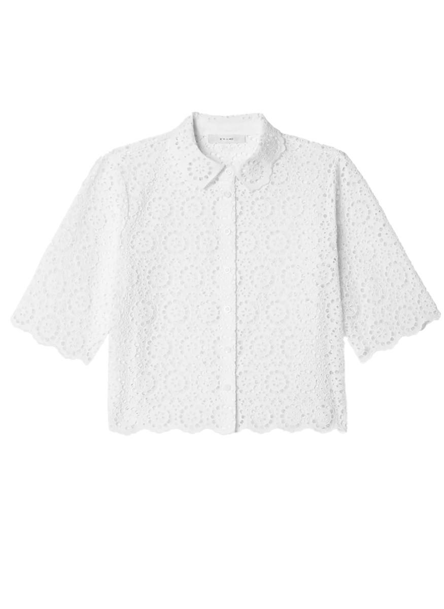 The Petal Eyelet Shirt