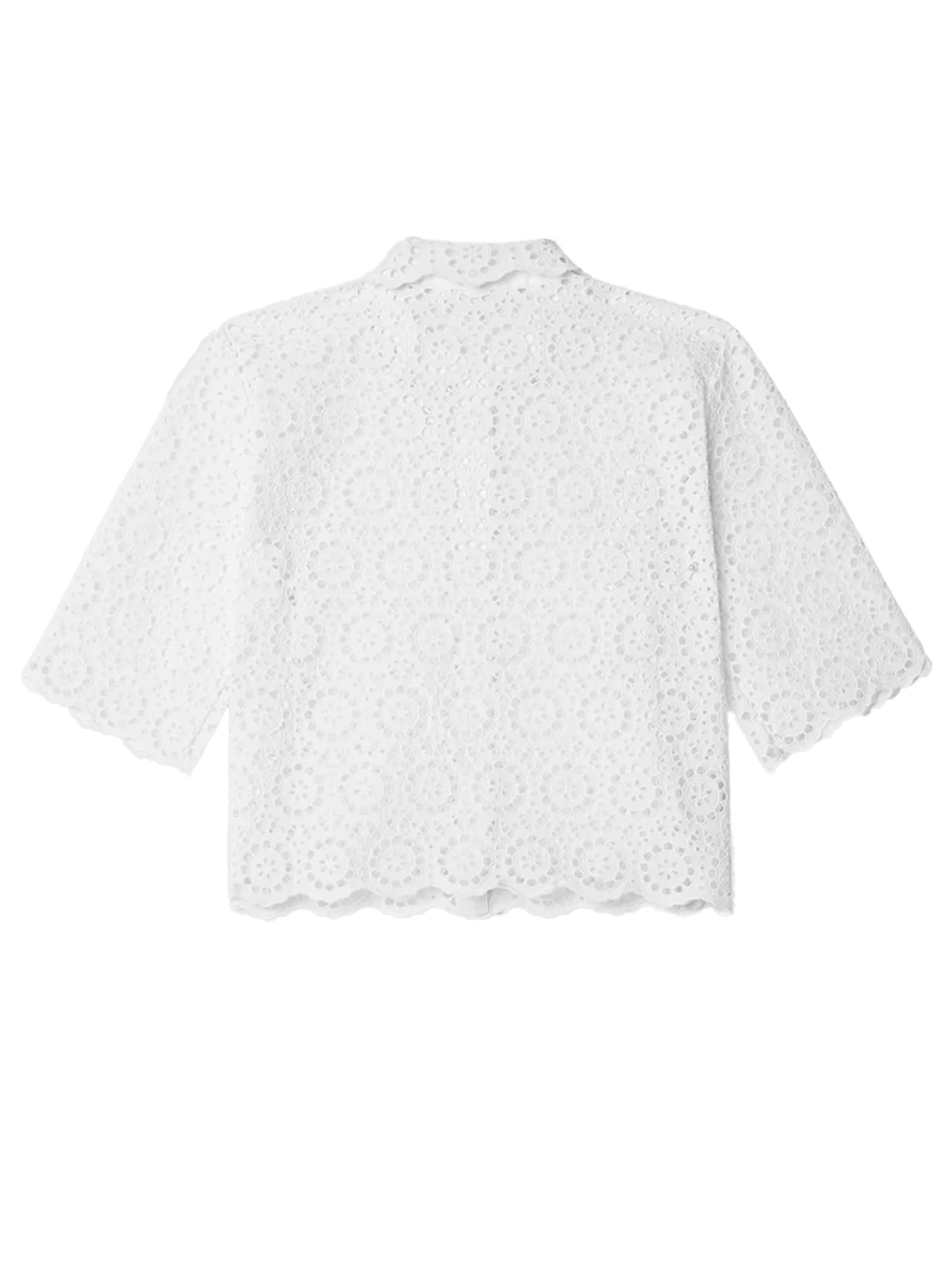 The Petal Eyelet Shirt