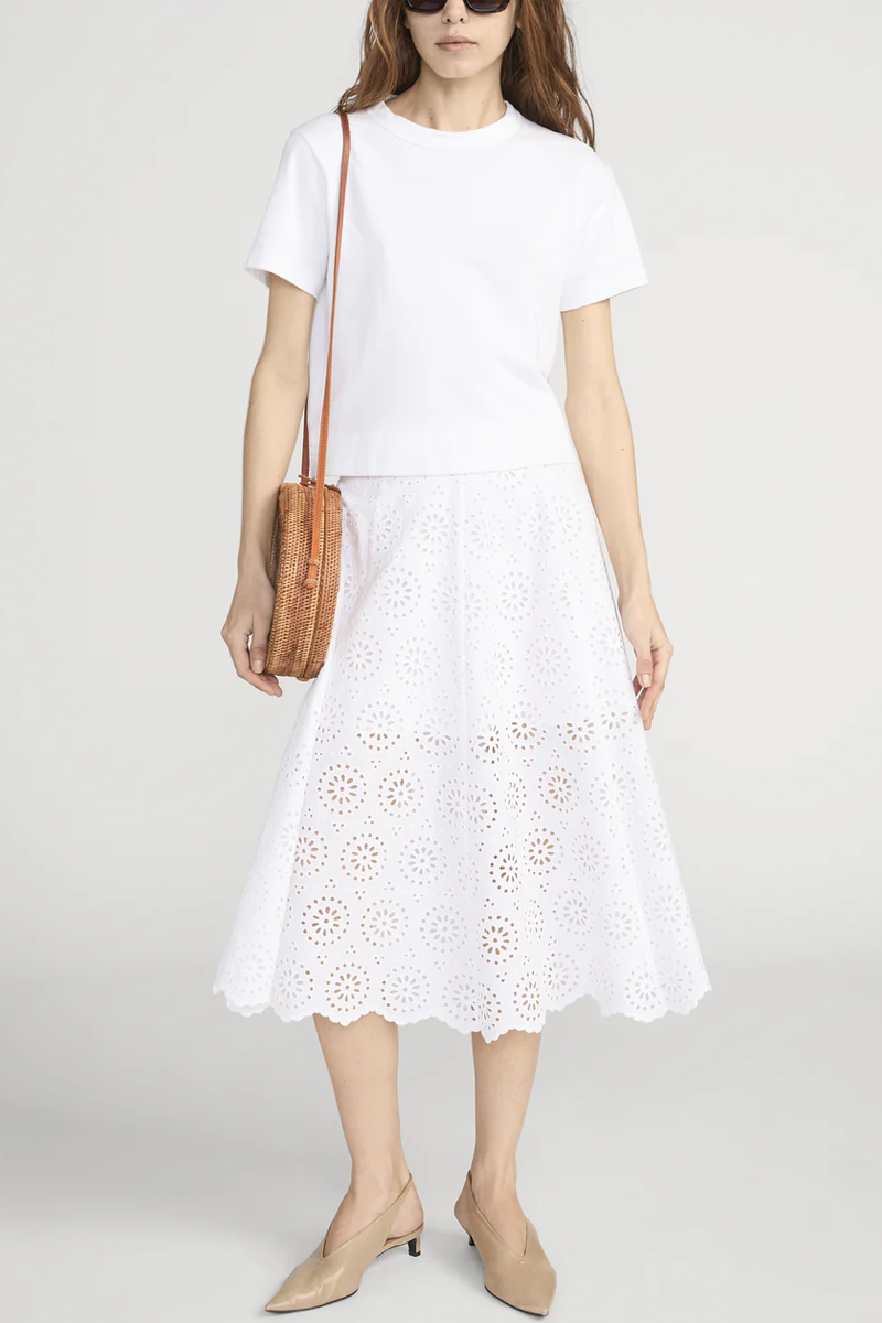 The Solstice Eyelet Skirt