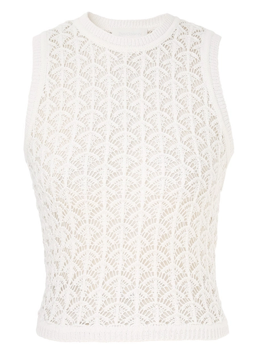 Wylie Crop Tank Top - Zimmermann