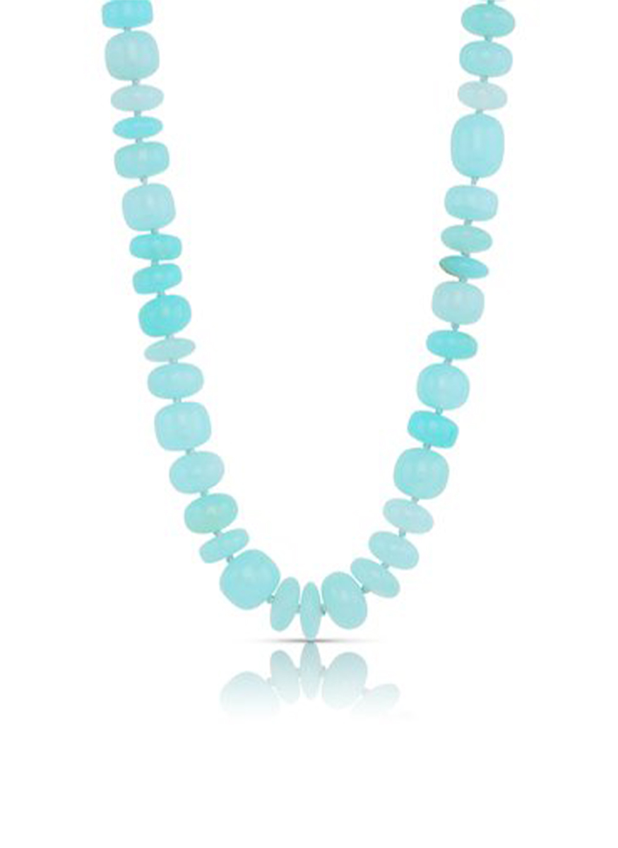 Peruvian Opal Bead Necklace