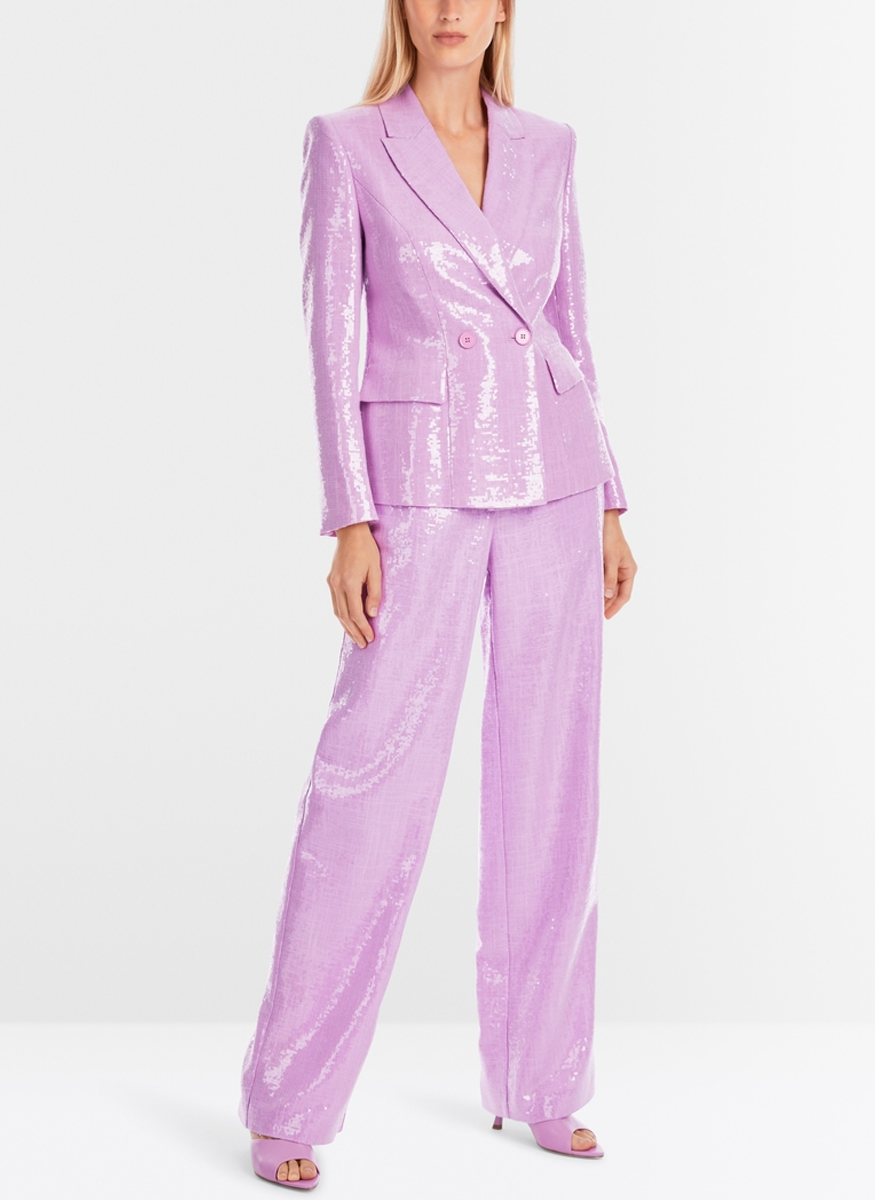 Clear Sequin Double Breasted Blazer - Marc Cain