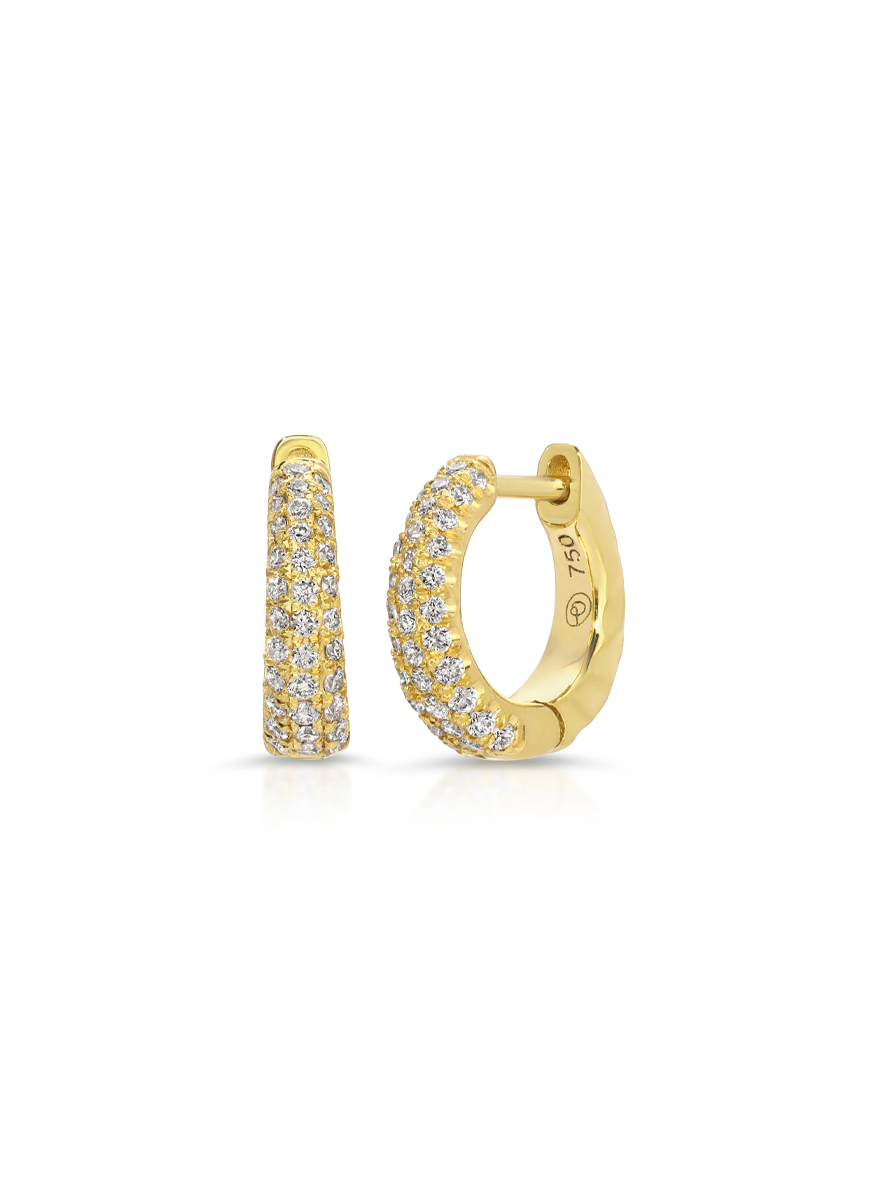 Yana Micro Diamond Hoops