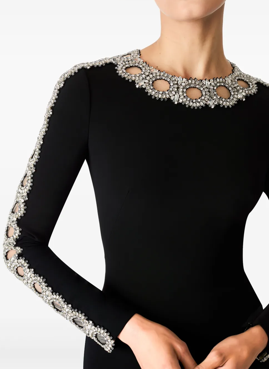 Penny Crepe Long Sleeve Gown - Jenny Packham