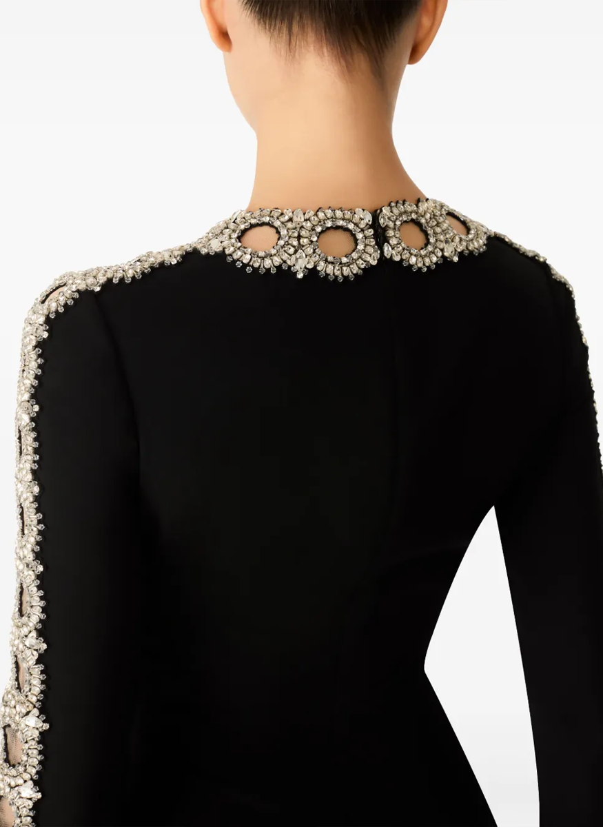 Penny Crepe Long Sleeve Gown - Jenny Packham