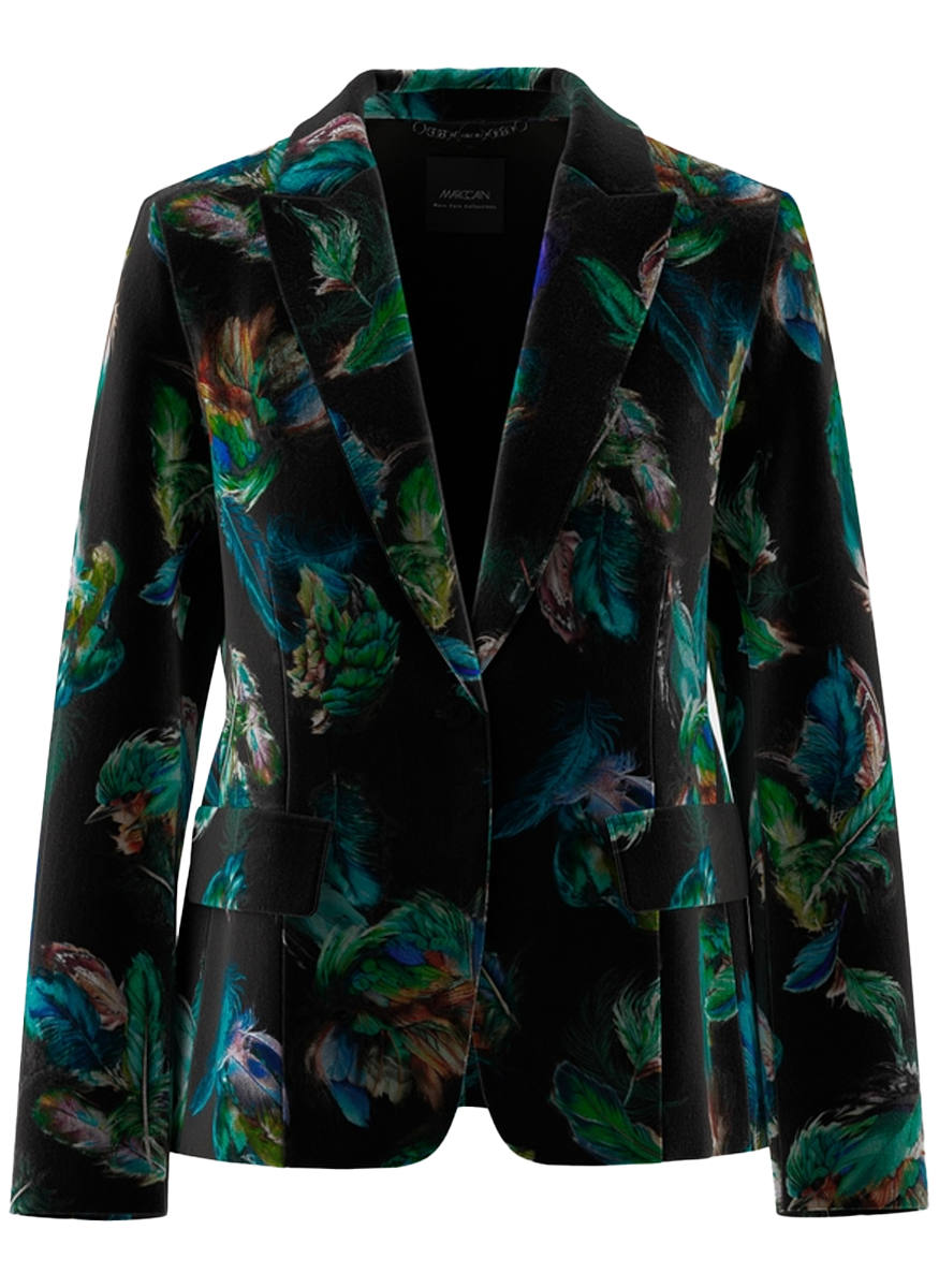 Velvet Print Jacket