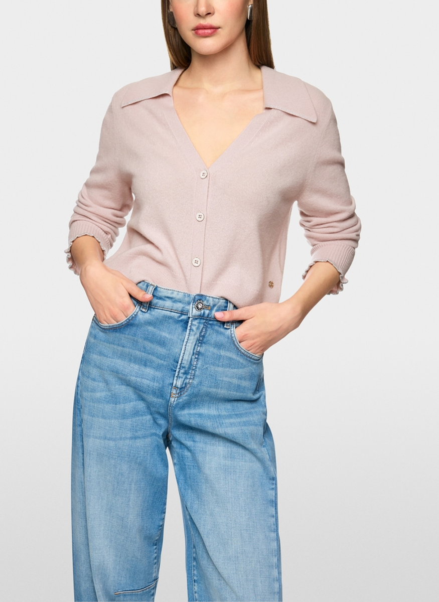 Cropped Cashmere Cardigan - Marc Cain
