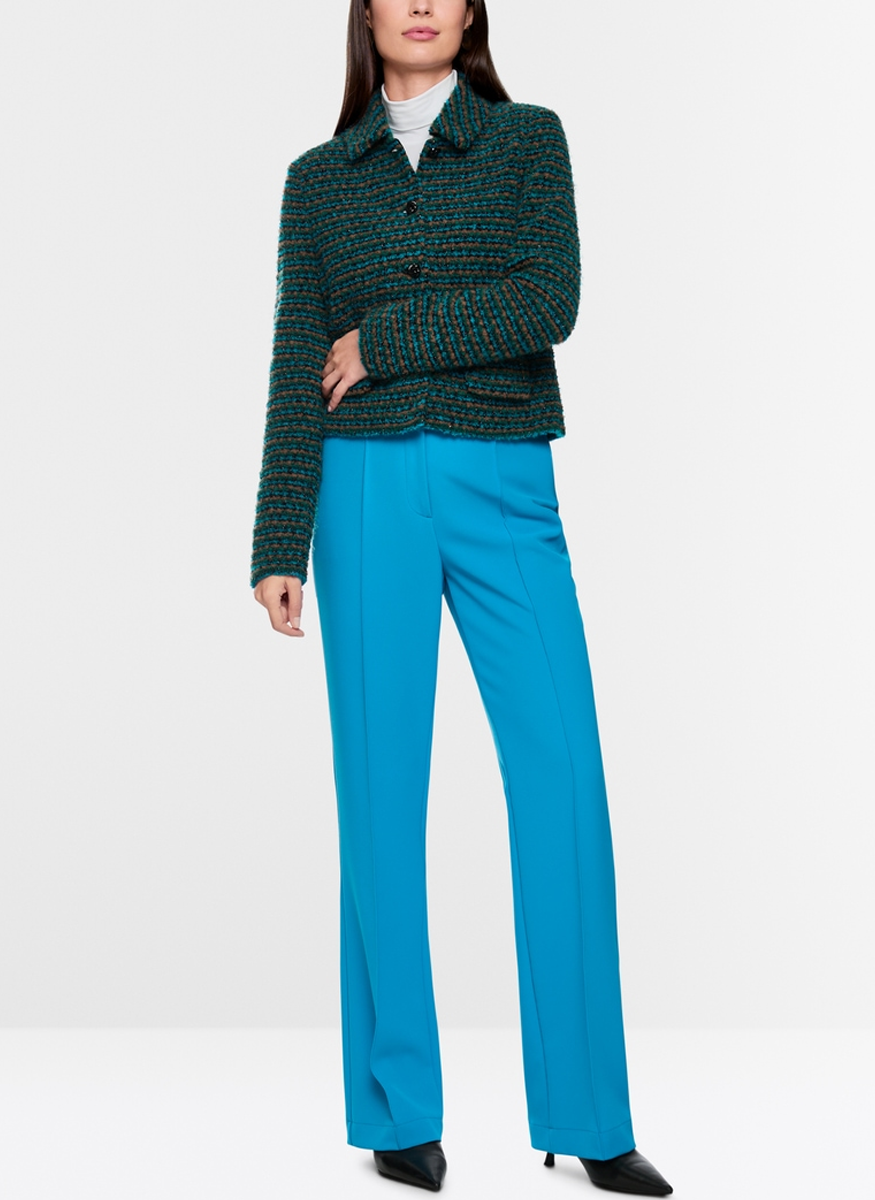 Multi Colored Boucle Sweater Jacket - Marc Cain