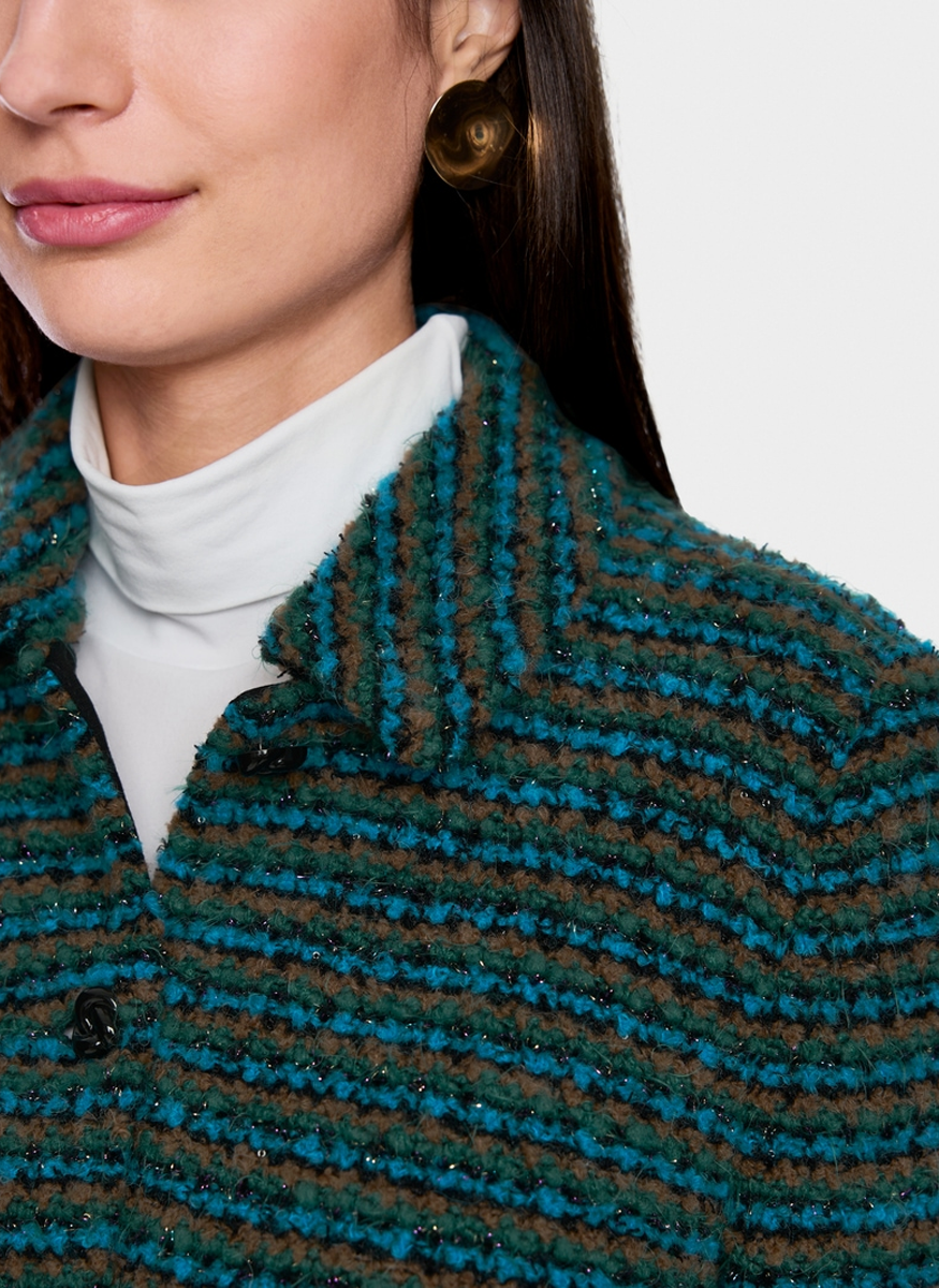 Multi Colored Boucle Sweater Jacket - Marc Cain