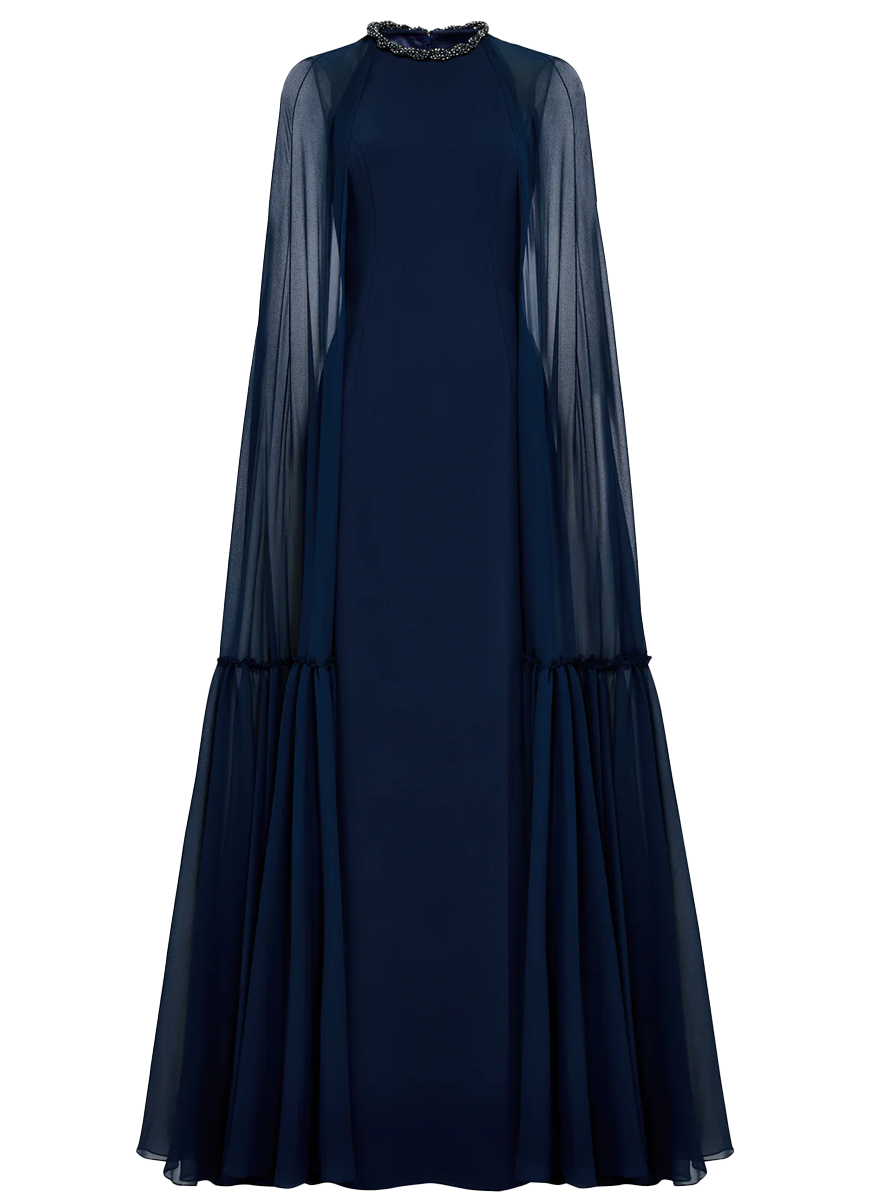 Storm Crepe Gown