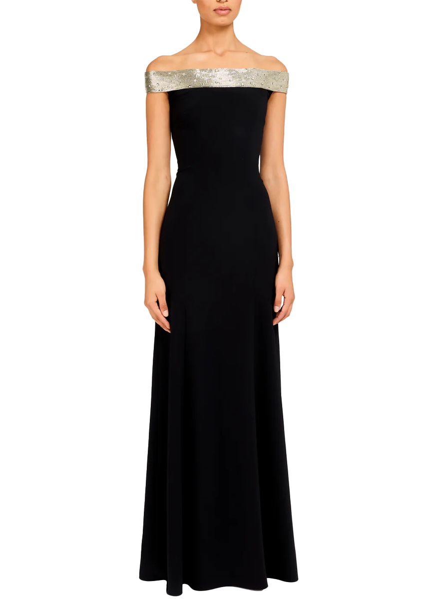 Enigma Crepe Gown
