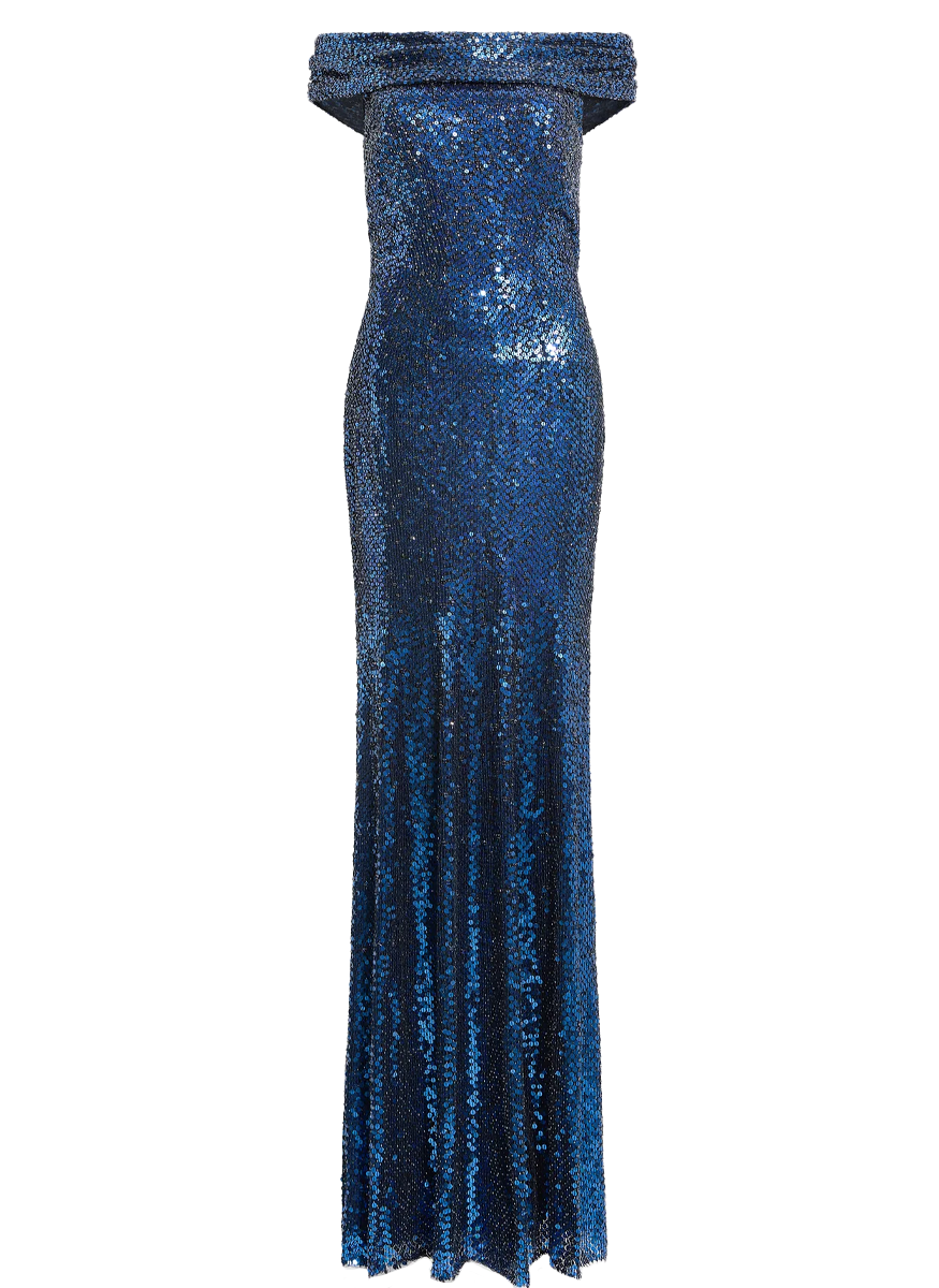 Echo Beaded Off the Shoulder Gown - Jenny Packham