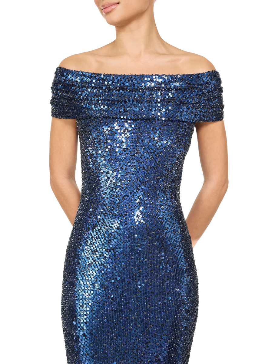 Echo Beaded Off the Shoulder Gown - Jenny Packham
