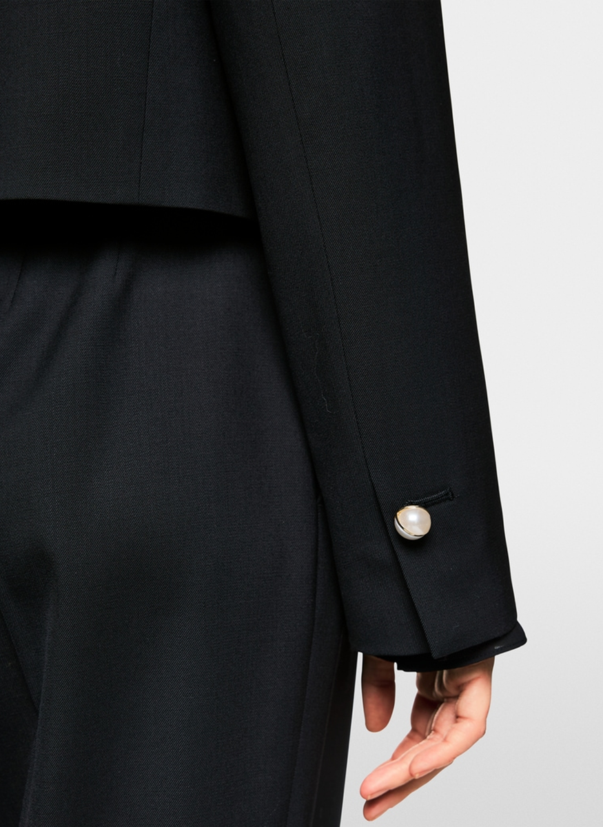 Spencer Jacket with Captured Pearls - Marc Cain
