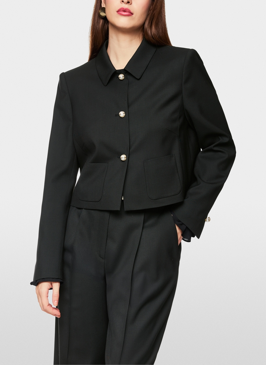 Spencer Jacket with Captured Pearls - Marc Cain