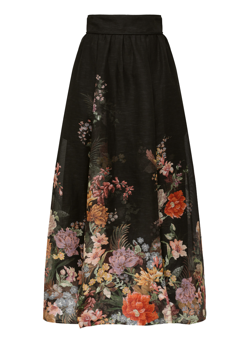 Pavilion Gathered Midi Skirt