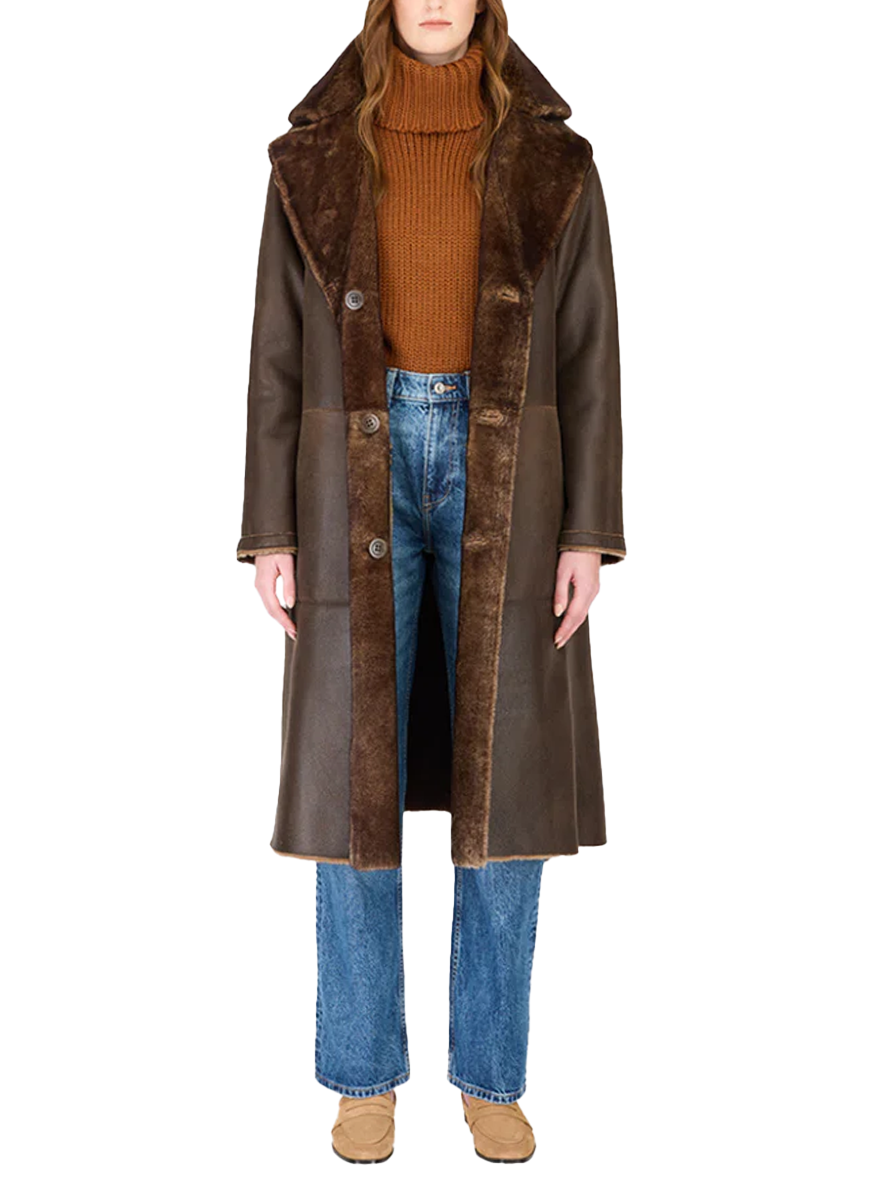 Zira Burma Reversible Shearling Coat