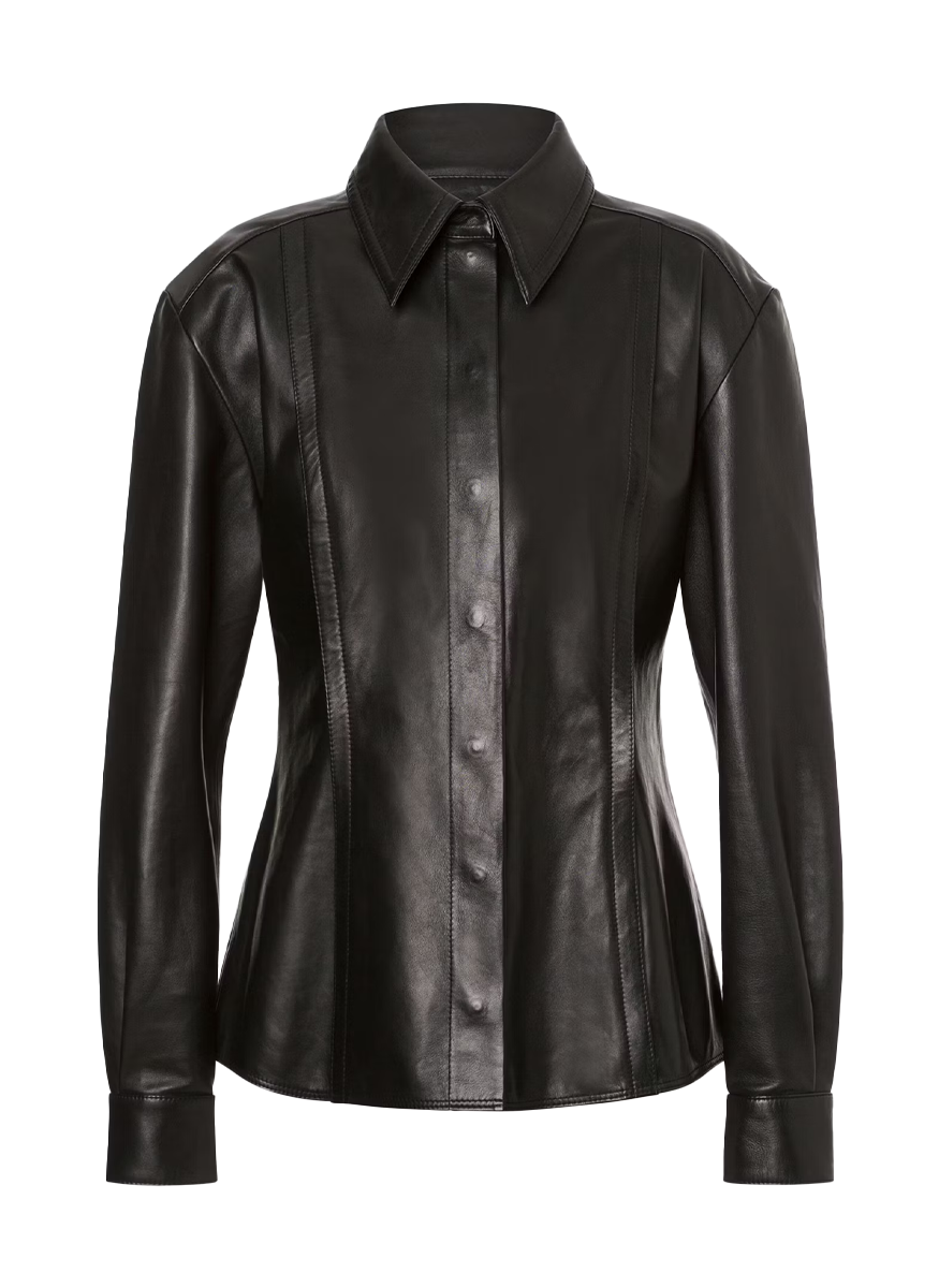 Nappa Leather Gloss Shirt