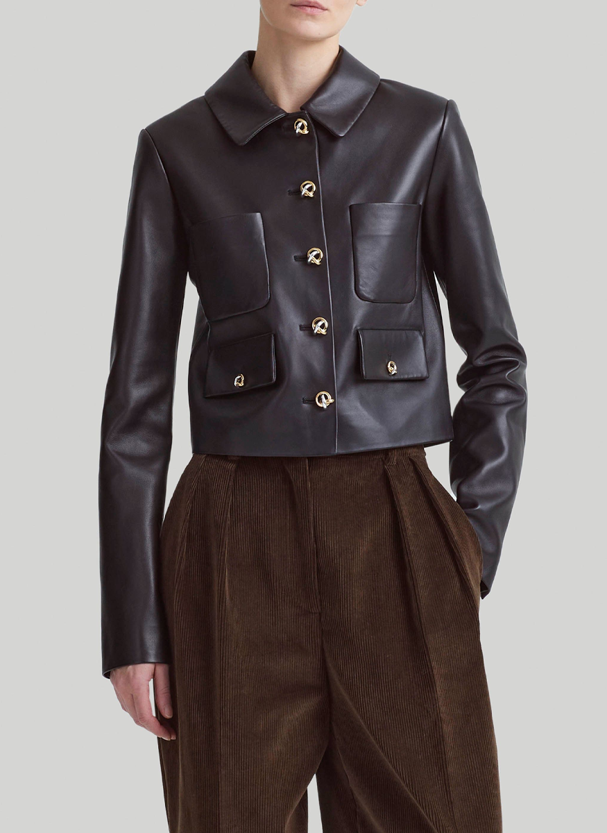 Astley Leather Jacket - Altuzarra