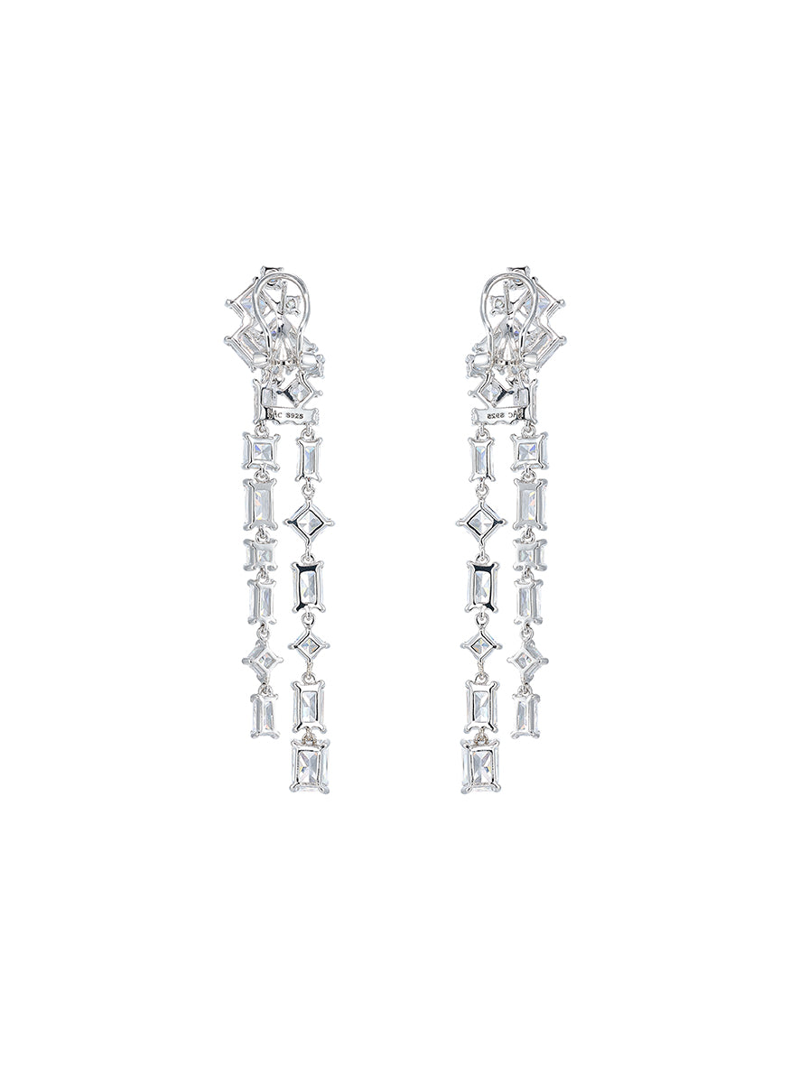 "Mini Diamond Cascade" Earrings