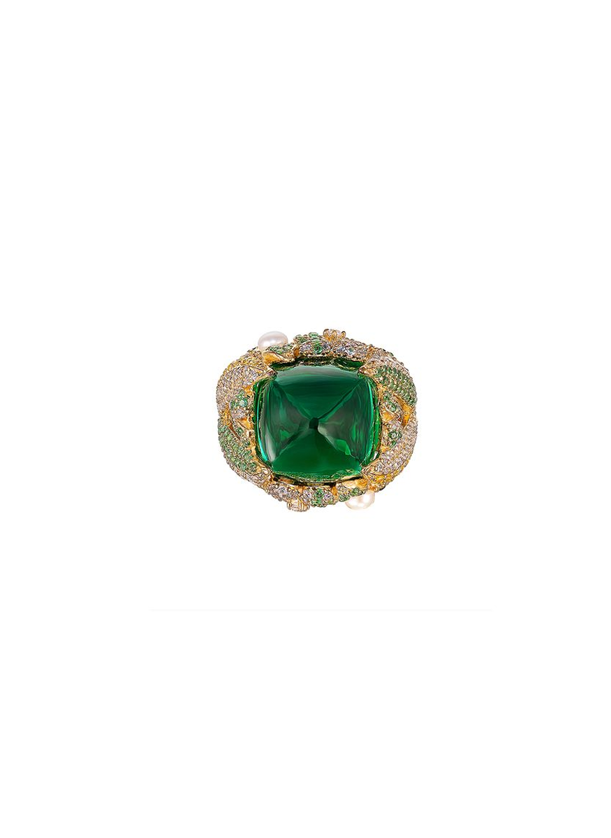 "Emerald Sugarloaf Berry" Ring - Anabela Chan