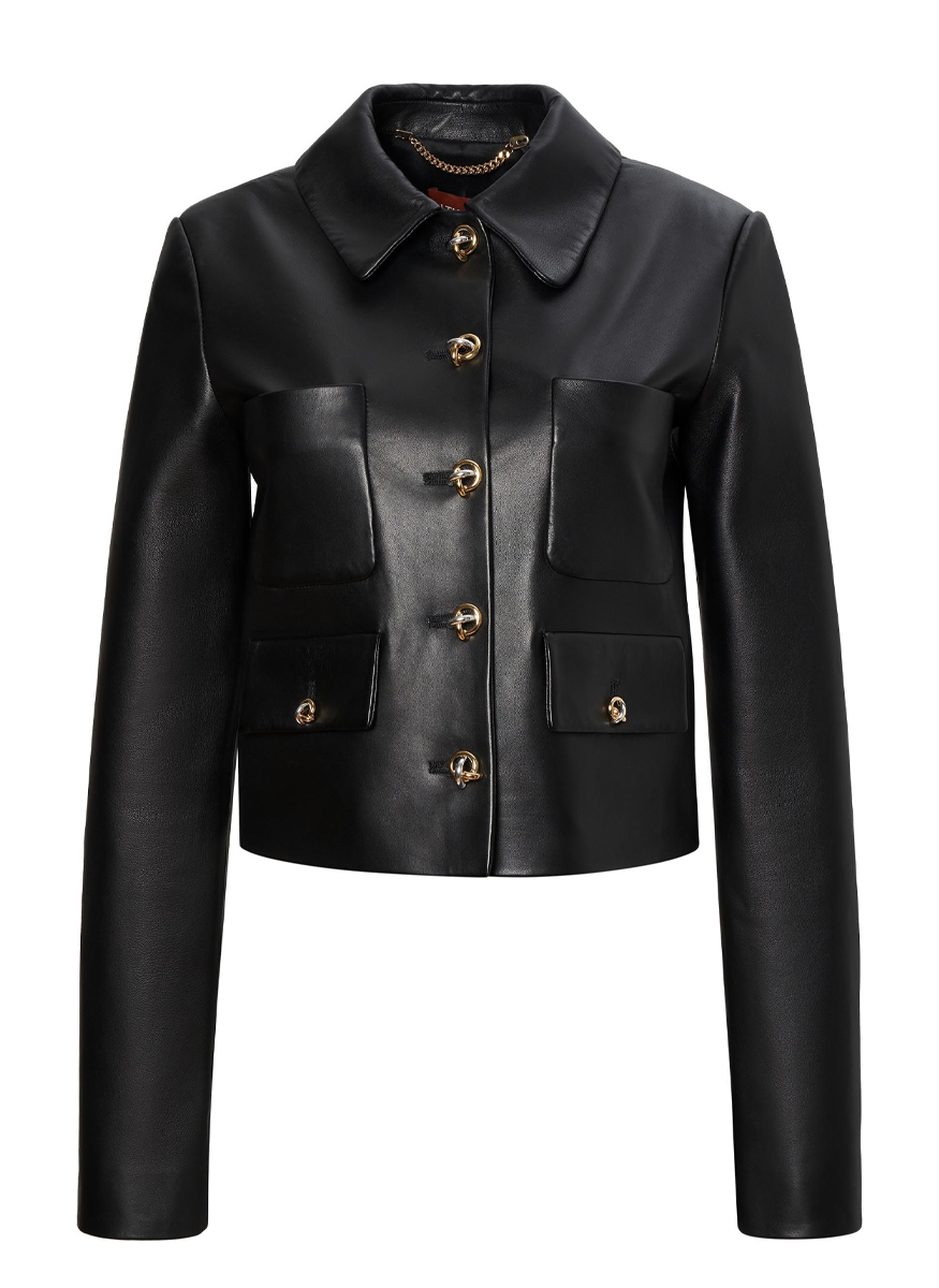 Astley Leather Jacket - Altuzarra