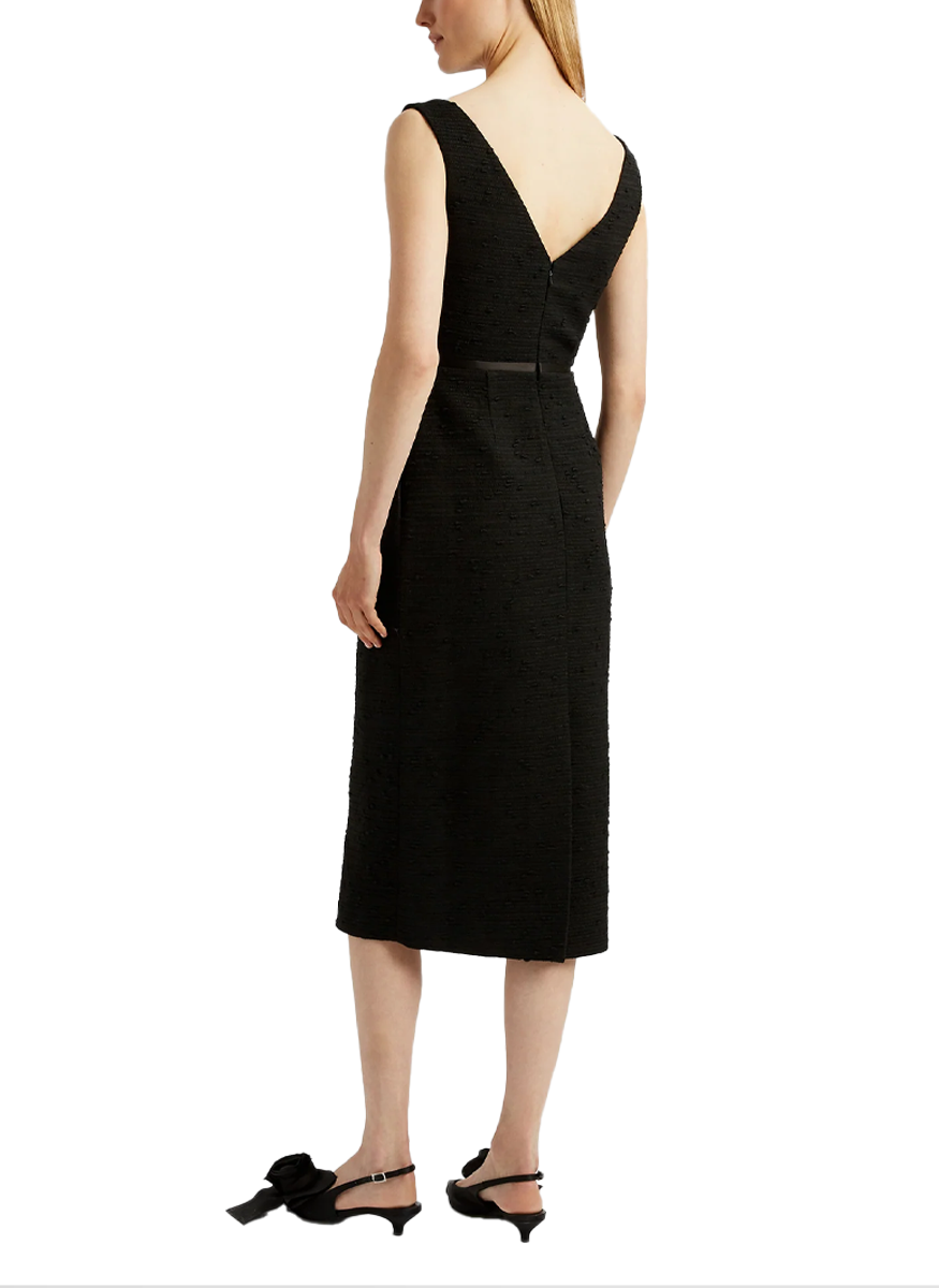 Sleeveless Tweed Midi Pencil Dress - Erdem