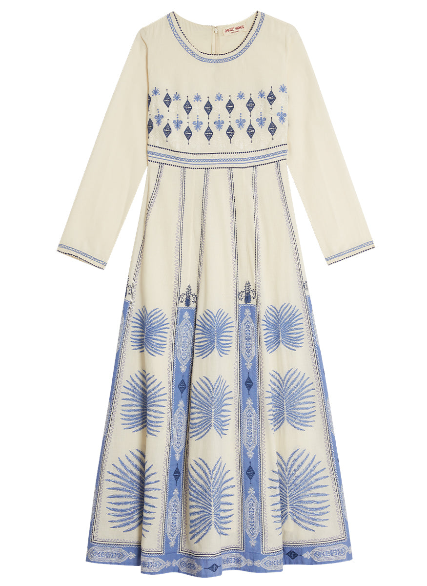 Tracey Chios Embroidery Dress - Emporio Sirenuse