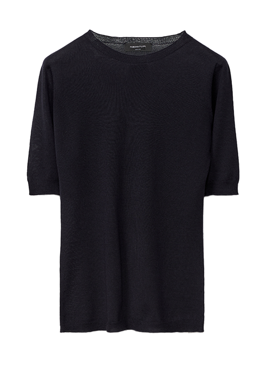 Short Sleeve Crewneck Sweater