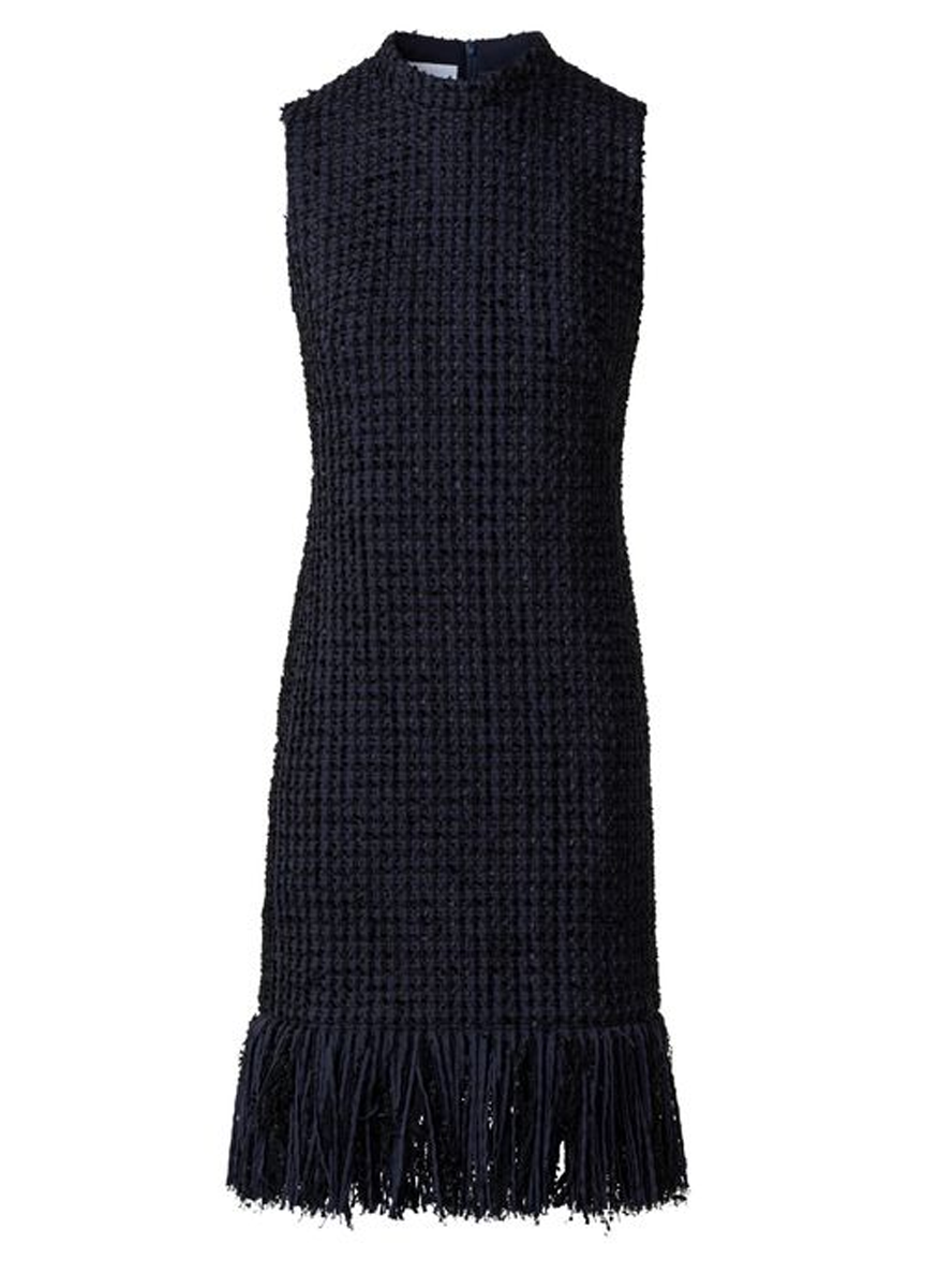 Tweed Sleeveless Sheath Dress - Akris Punto