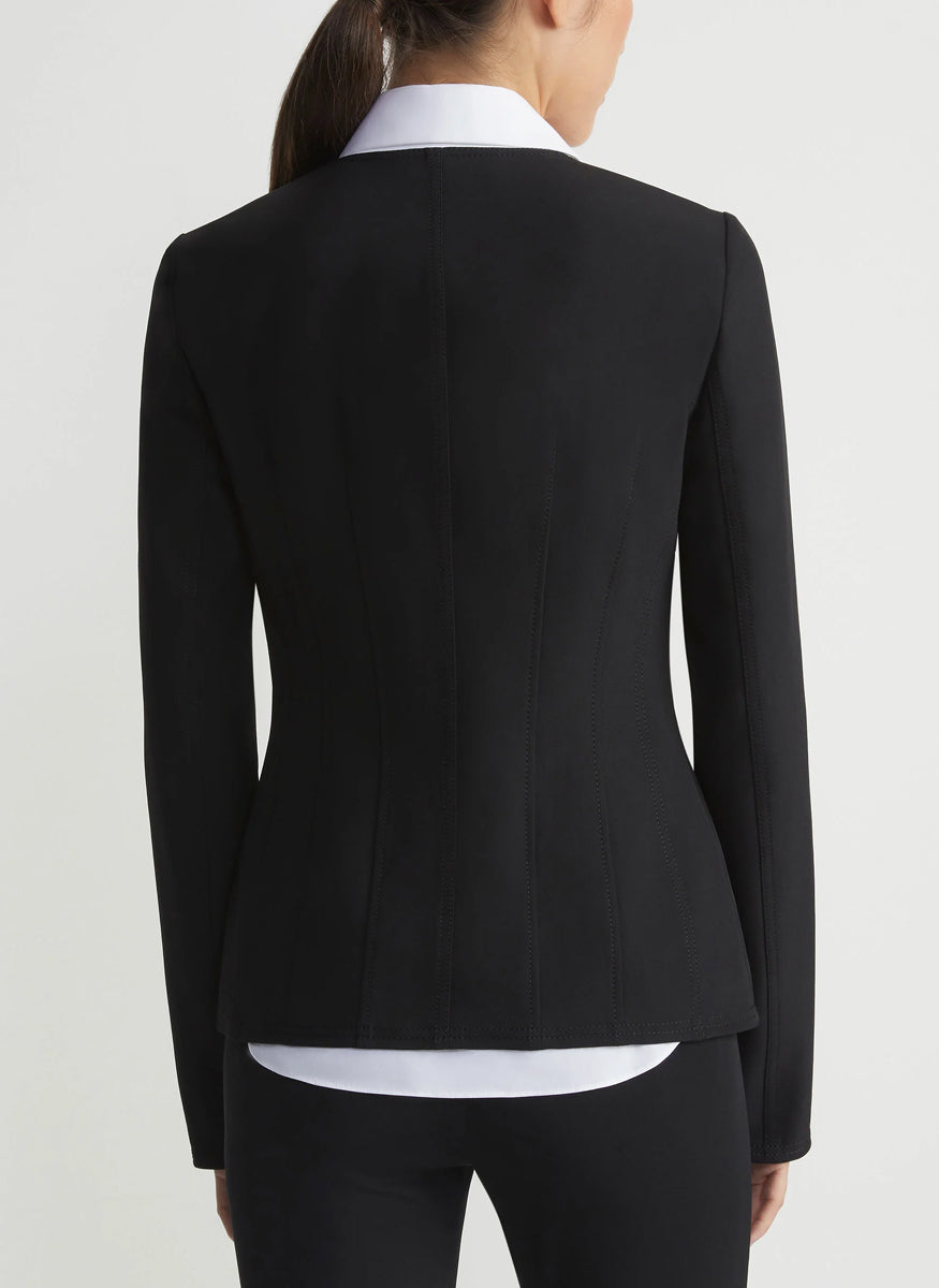 Zip Front Fitted Jacket - Lafayette 148 New York